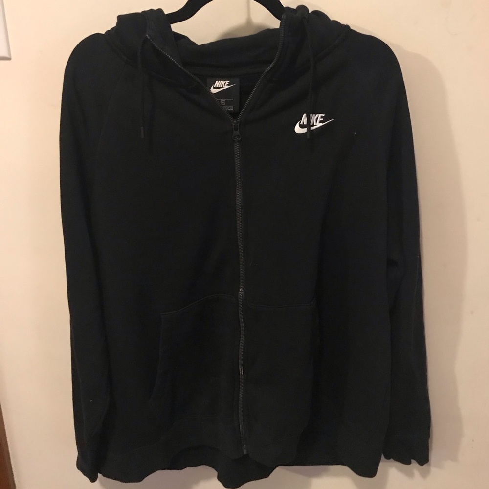 Nike Black Zip up Hoodie